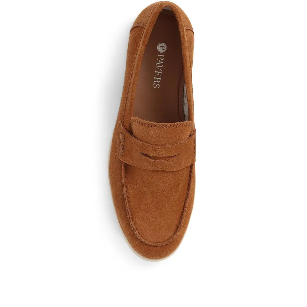 Suede Slip-On Loafers - JFOOT39007 / 325 149