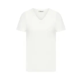 T-SHIRT QUITO Woman White Silk 