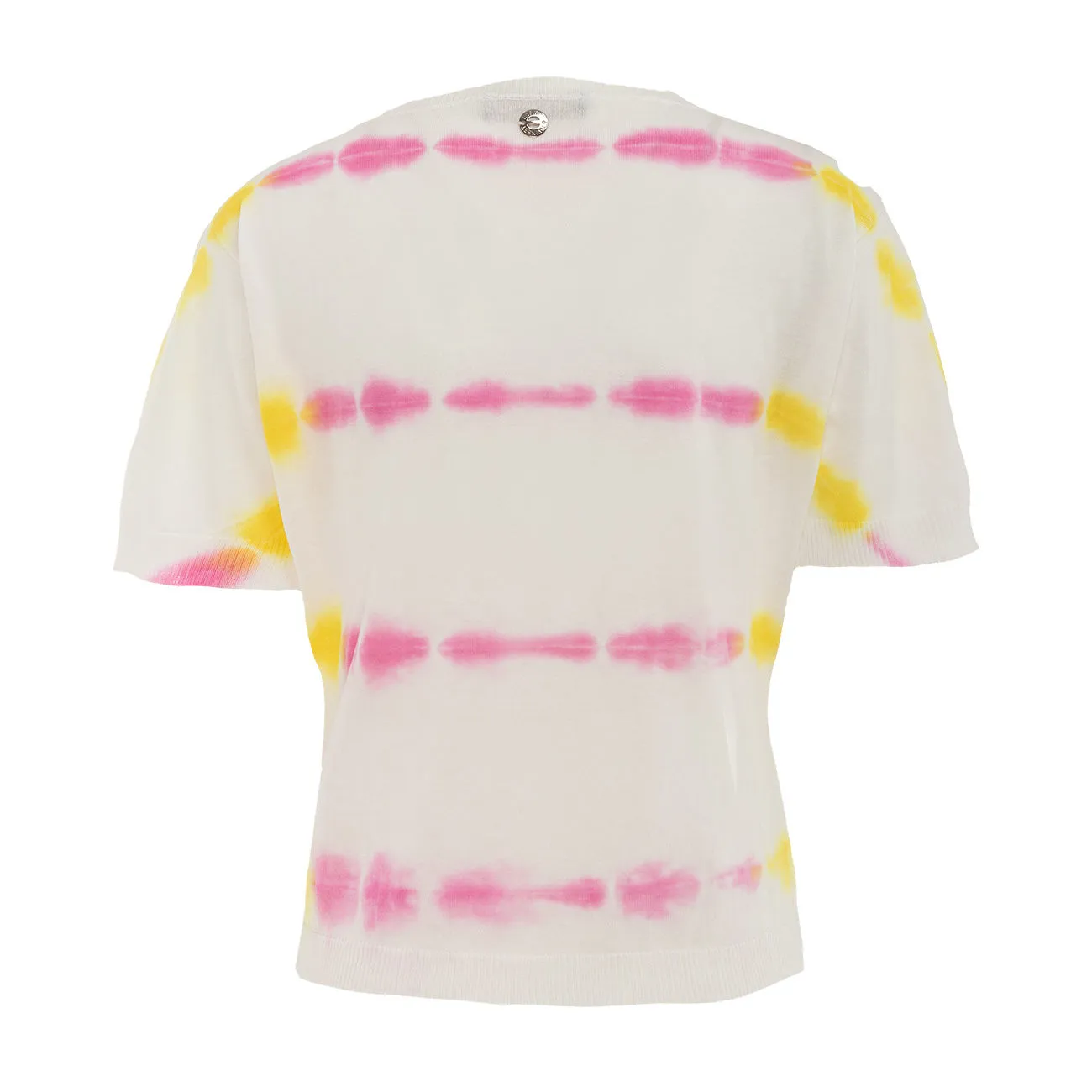 T-SHIRT TIE-DYE LOGO ACTITUDE Donna Multi Off White