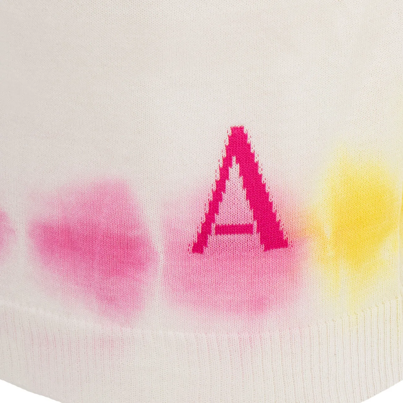 T-SHIRT TIE-DYE LOGO ACTITUDE Donna Multi Off White