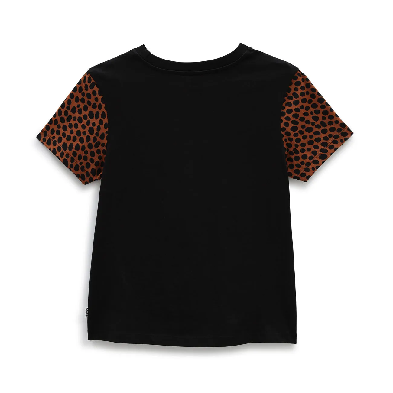 T-SHIRT WILD COLORBLOCK Donna Black Animal spot