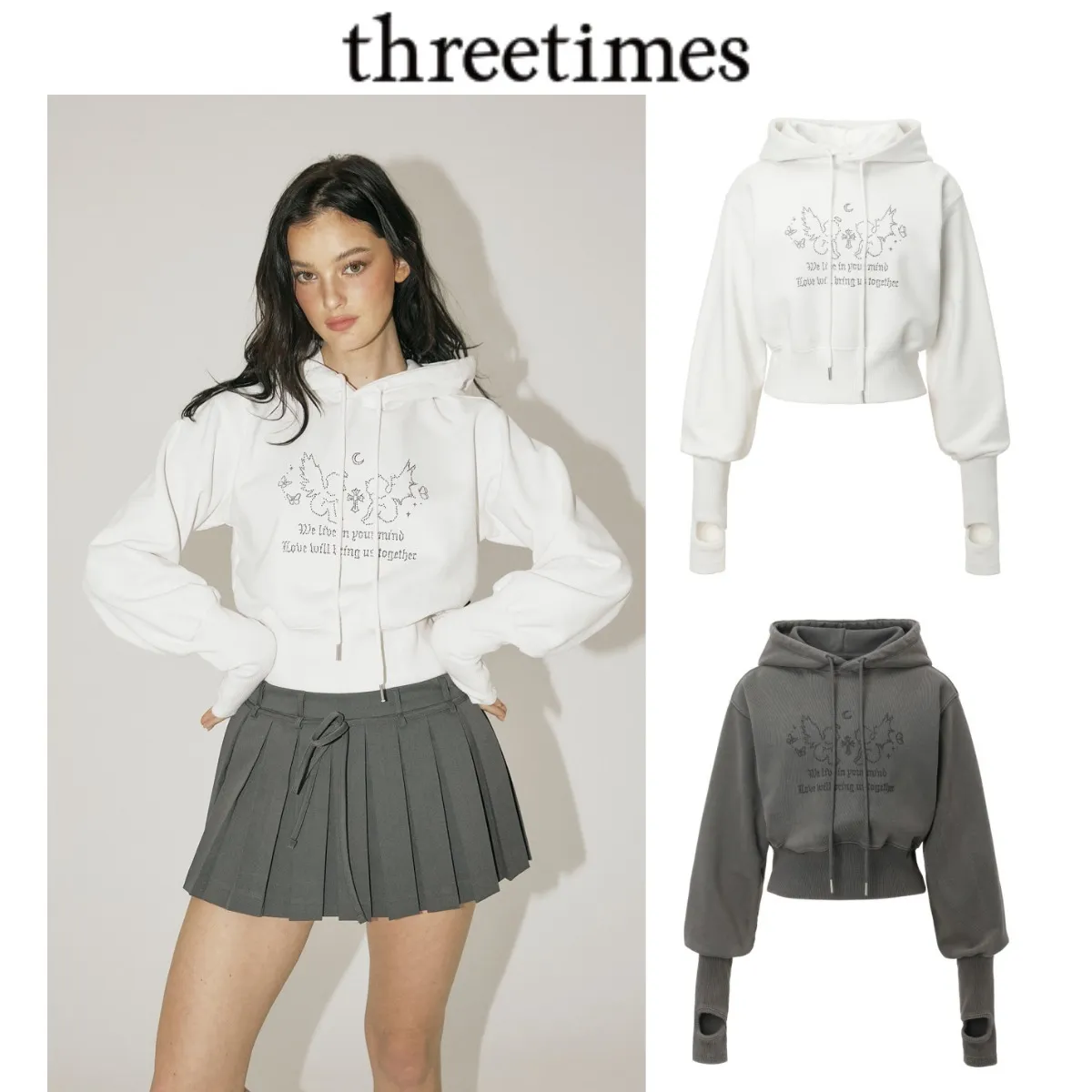 threetimes  |Street Style Hoodies & Sweatshirts