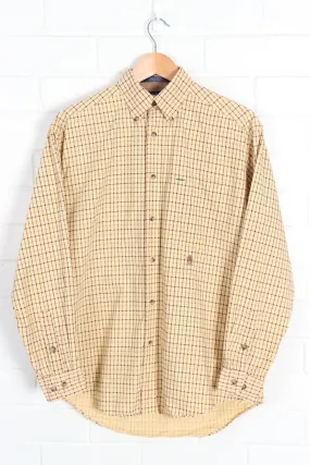 TOMMY HILFIGER Crest Long Checked Sleeve Shirt (L)