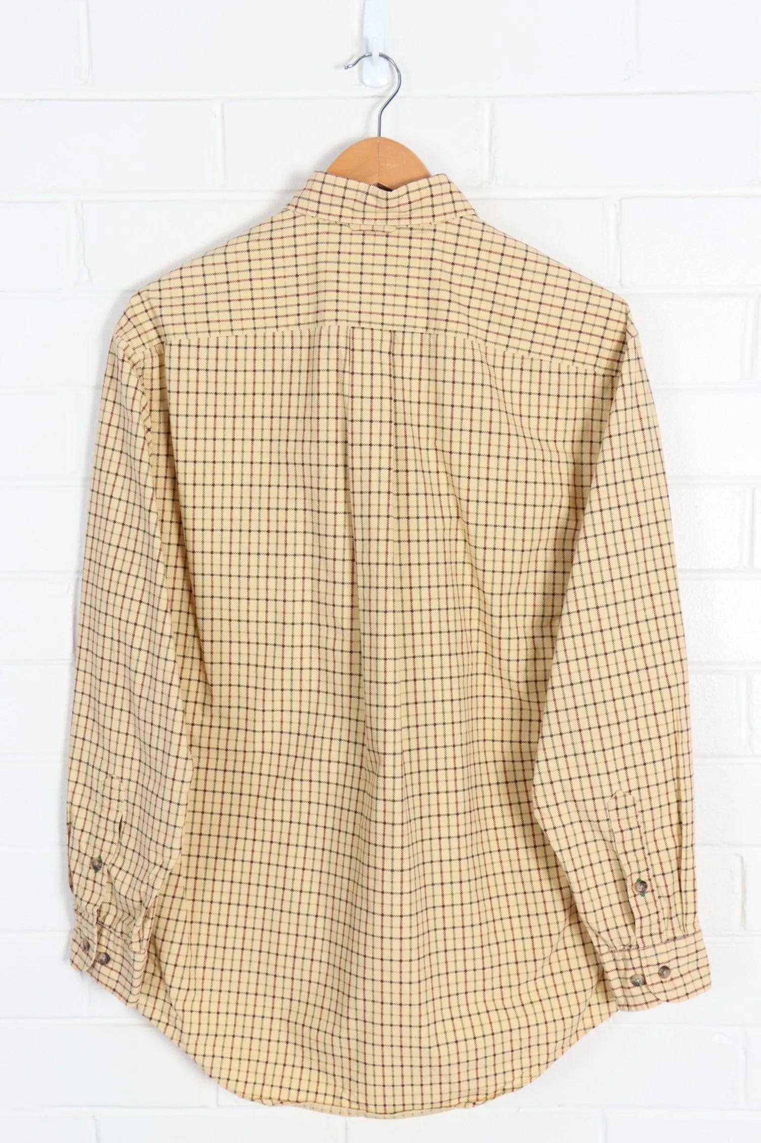 TOMMY HILFIGER Crest Long Checked Sleeve Shirt (L)