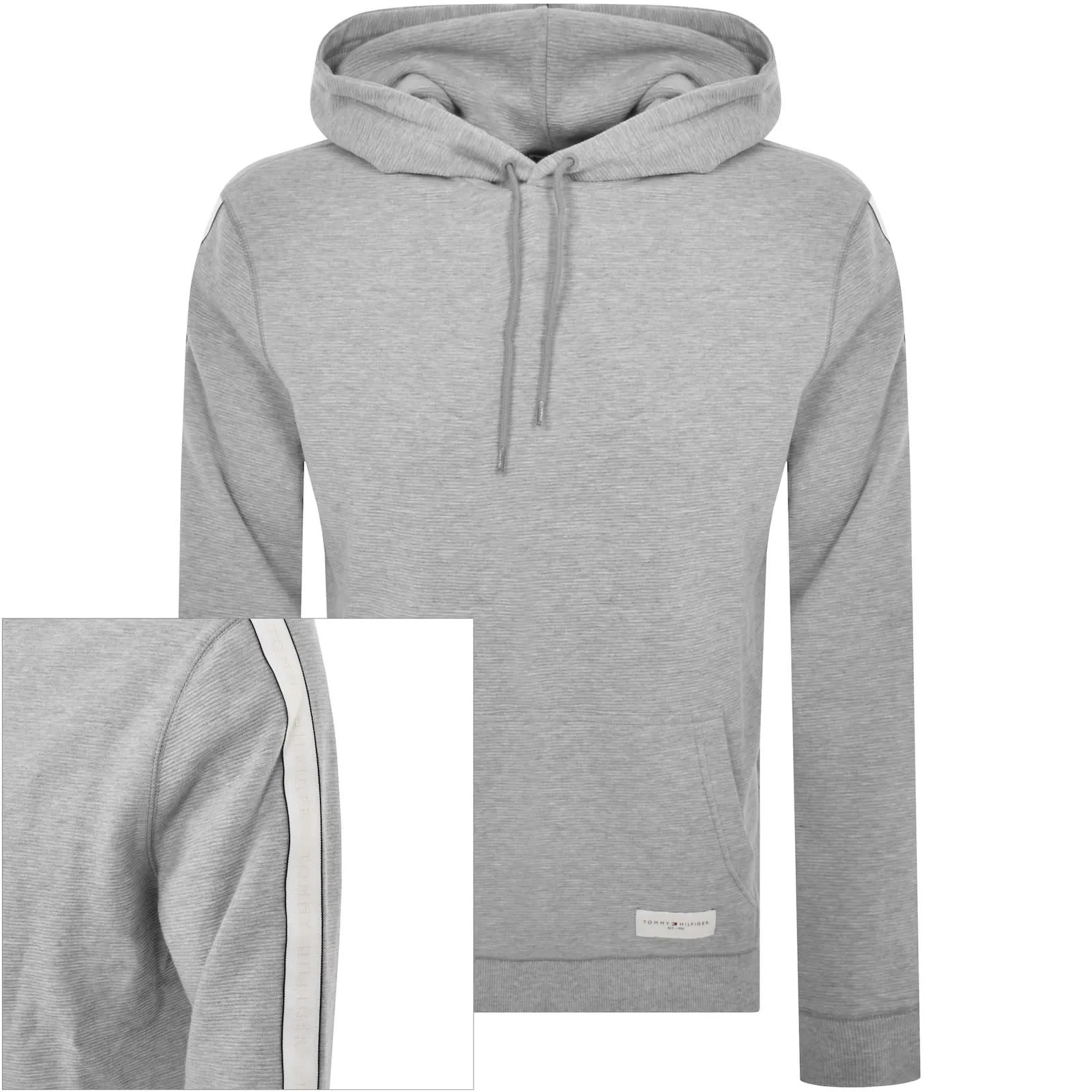 Tommy Hilfiger Lounge Taped Hoodie Grey