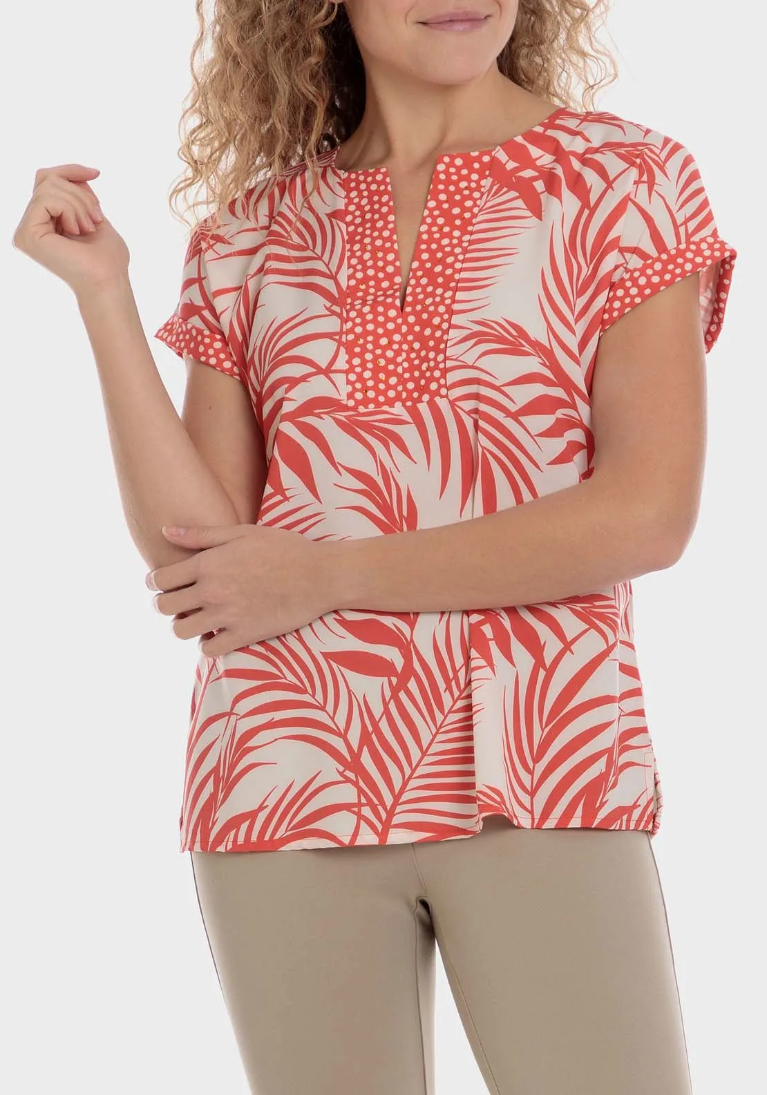 Tropical Print T-Shirt