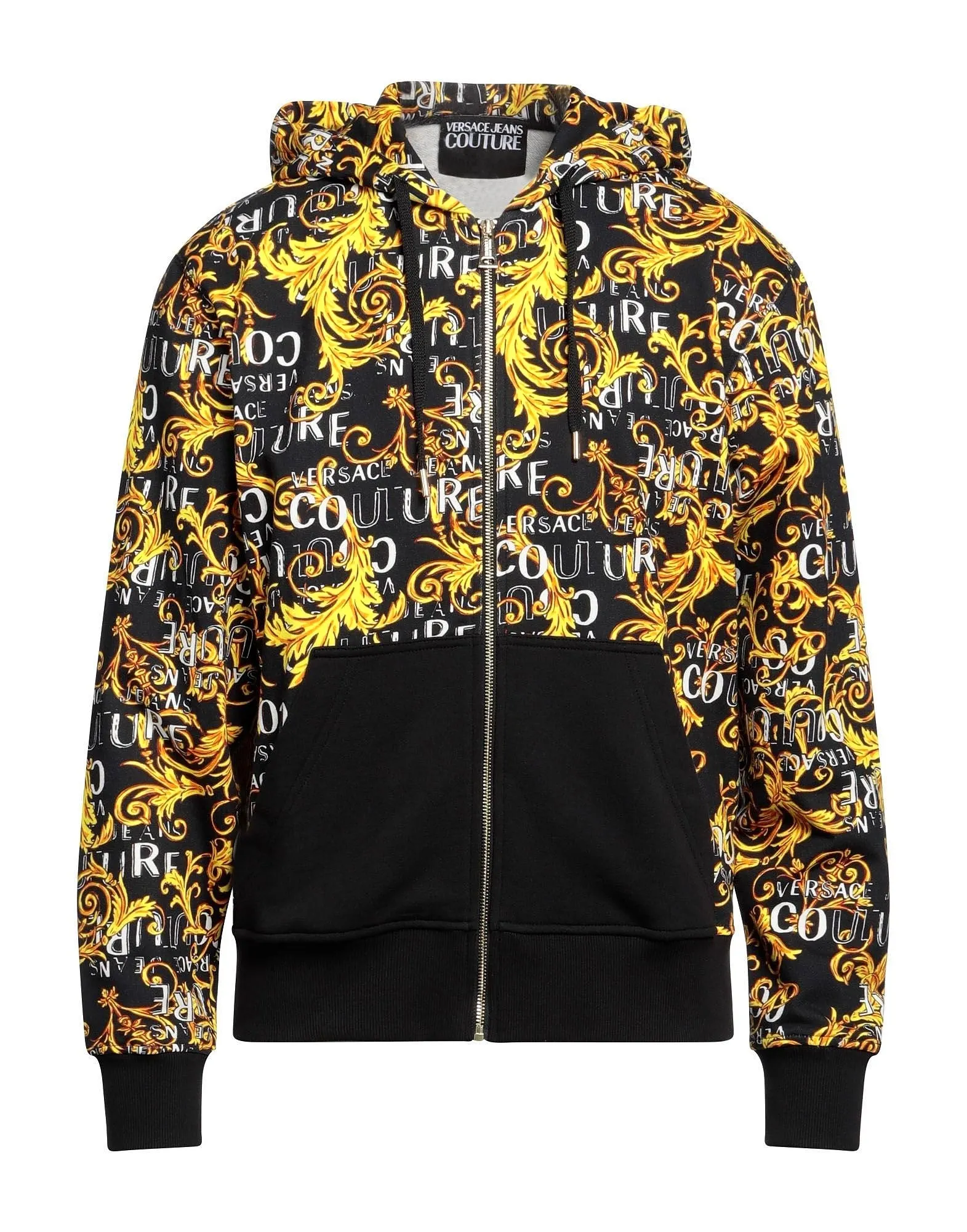 VERSACE JEANS  |Unisex Street Style Long Sleeves Cotton Logo Hoodies