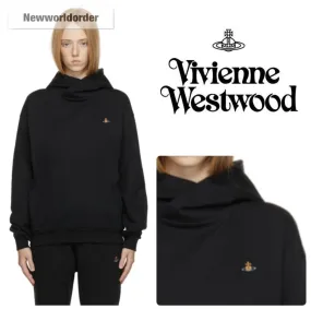 Vivienne Westwood  |Street Style Long Sleeves Cotton Logo Hoodies & Sweatshirts