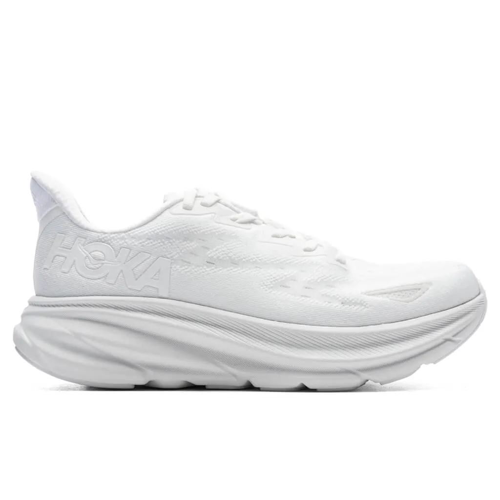 Women's Clifton 9 - White/White