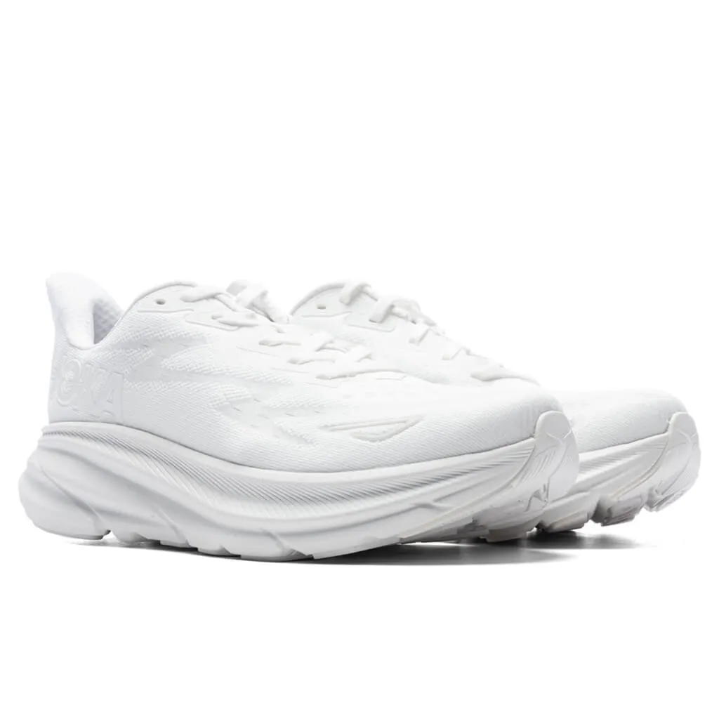 Women's Clifton 9 - White/White