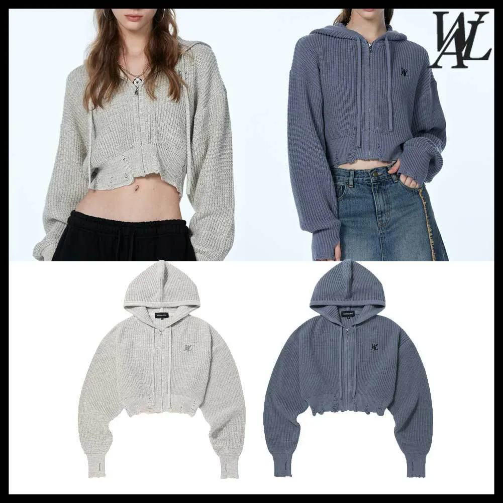 WOOALONG  |Street Style Plain Logo Hoodies & Sweatshirts