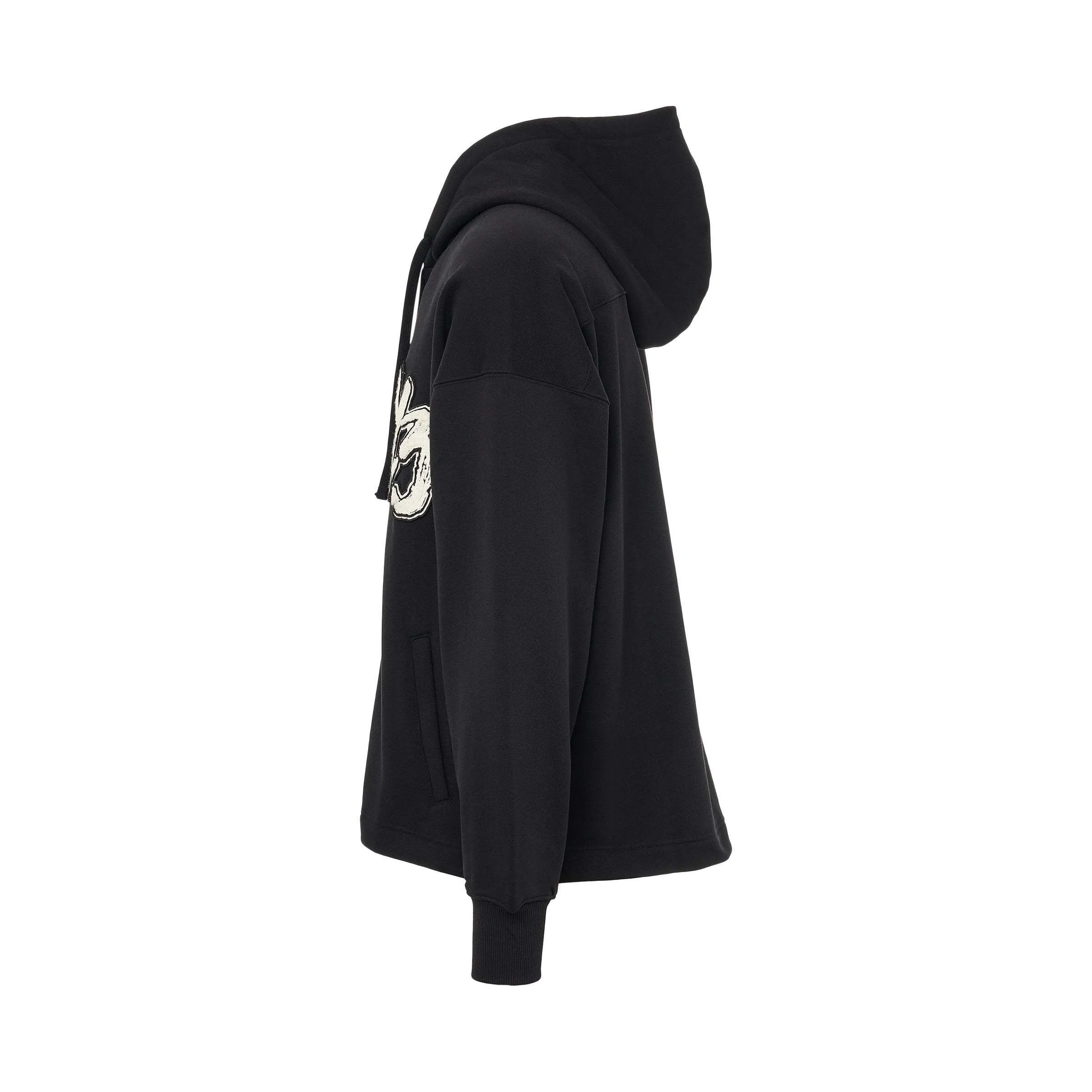 Y-3  |Unisex Long Sleeves Plain Cotton Logo Designers Hoodies