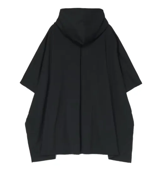 Yohji Yamamoto  |Unisex Street Style Cropped Plain Designers Hoodies