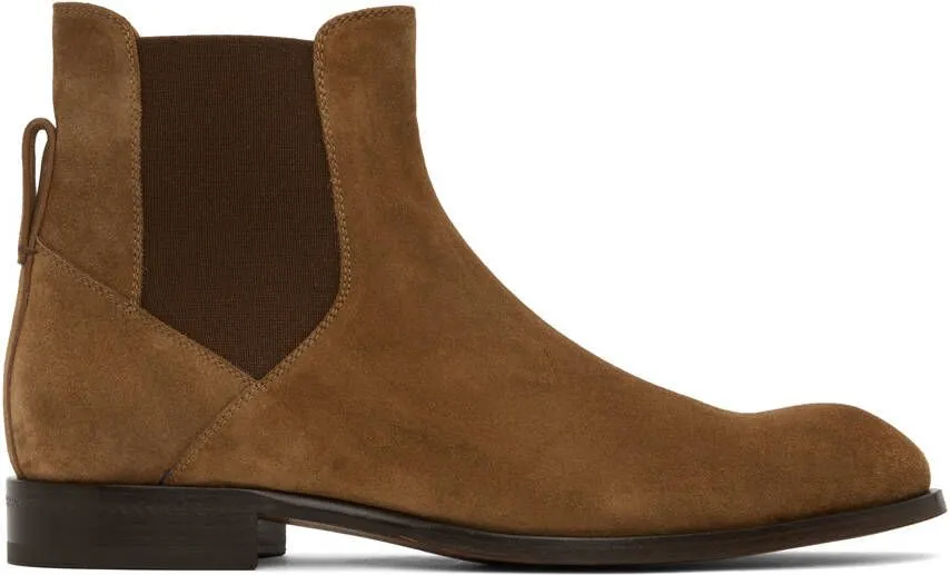 ZEGNA Brown Blake Chelsea Boots