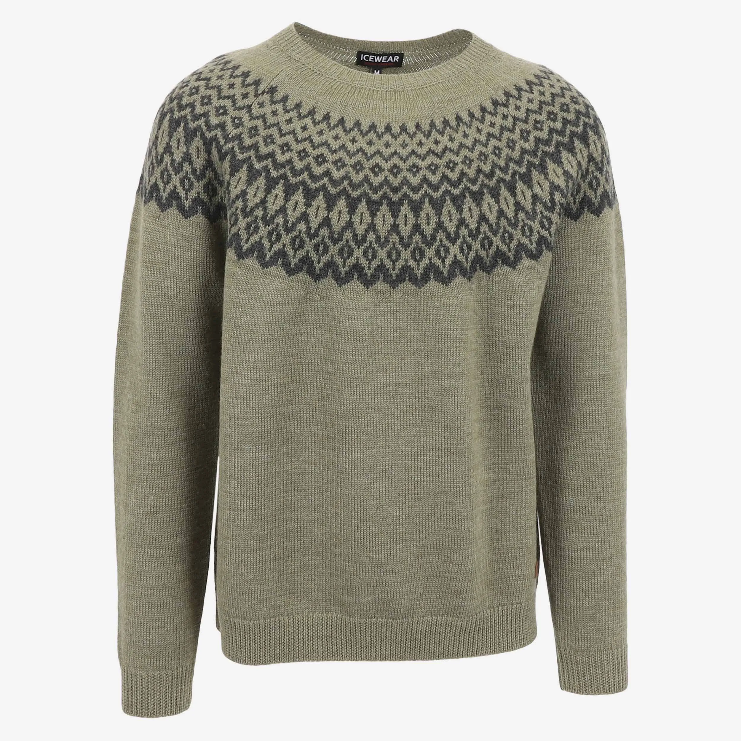 Ástmar merino mens Nordic knit sweater