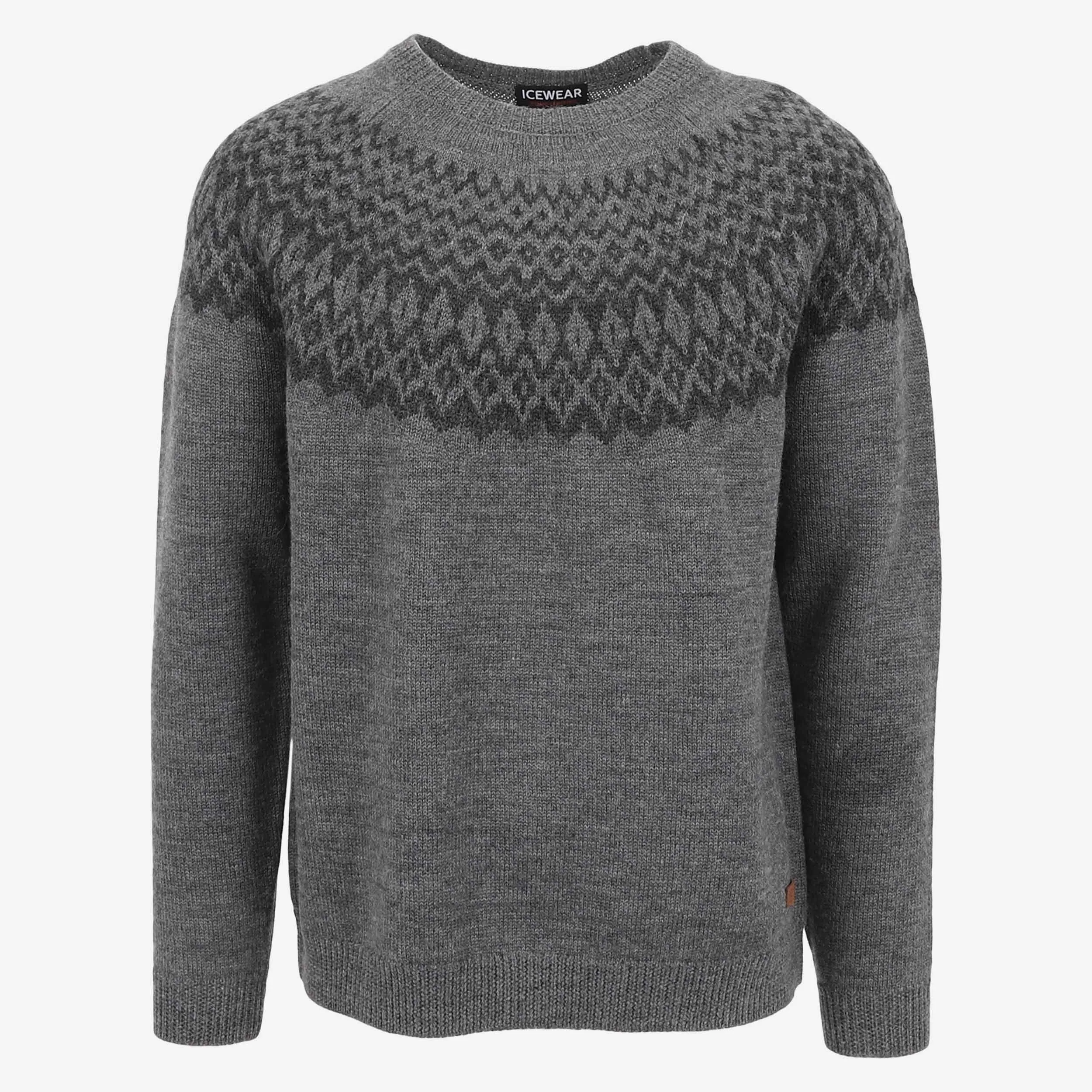 Ástmar merino mens Nordic knit sweater