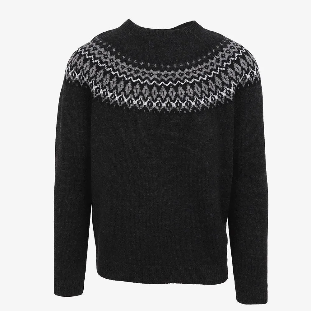 Ástmar merino mens Nordic knit sweater