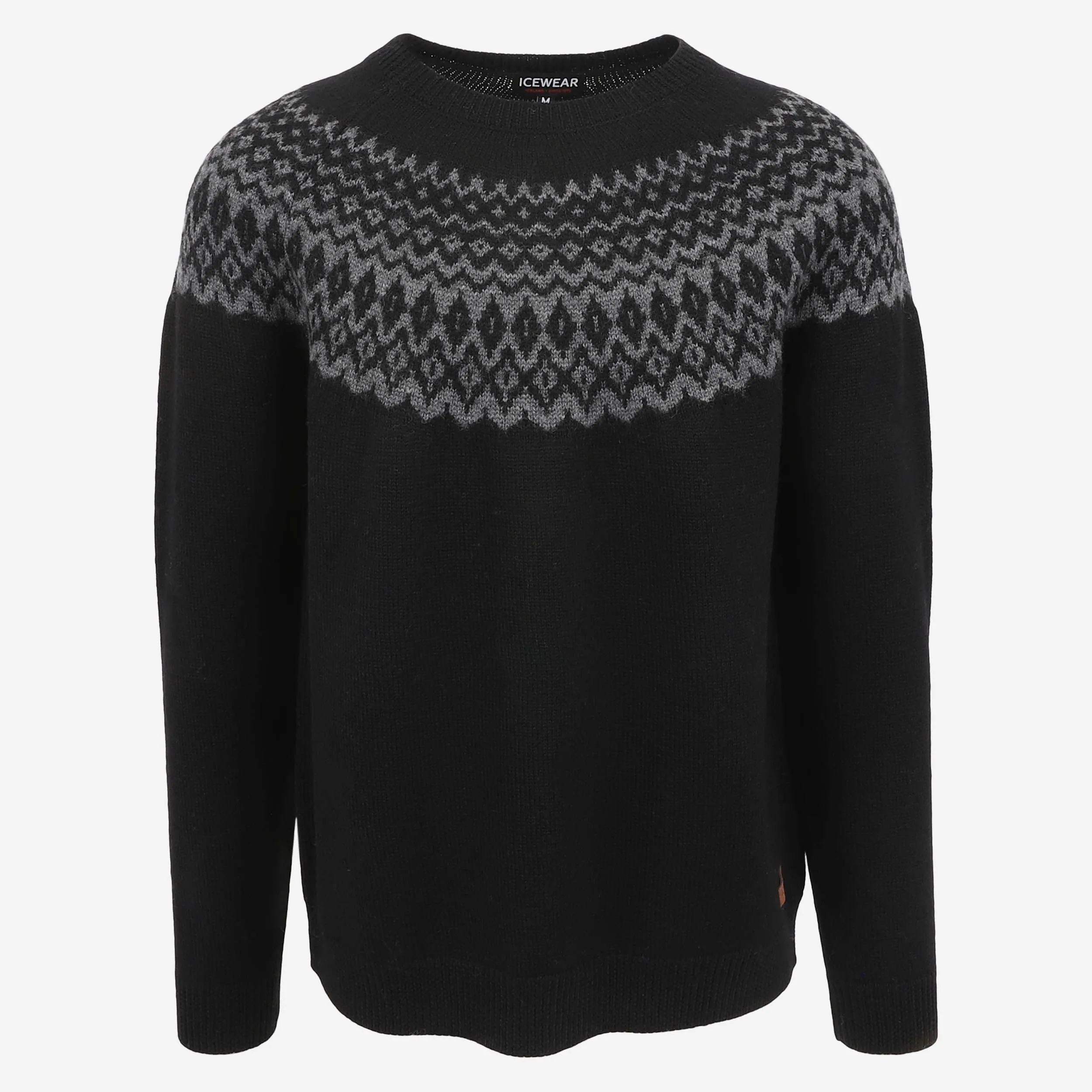 Ástmar merino mens Nordic knit sweater